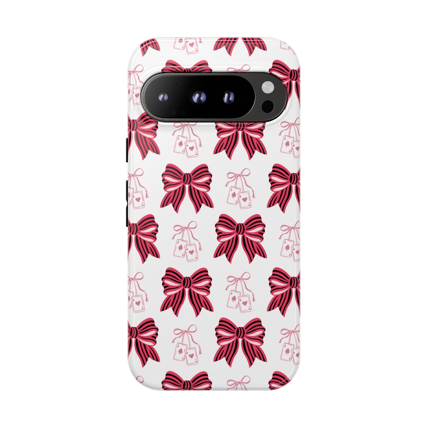 Stylish Phone Case with Elegant Bow Design, Holiday Gift, Phone Cover, Custom Smartphone Case, Fashion Accessory, Cute Gift Idea