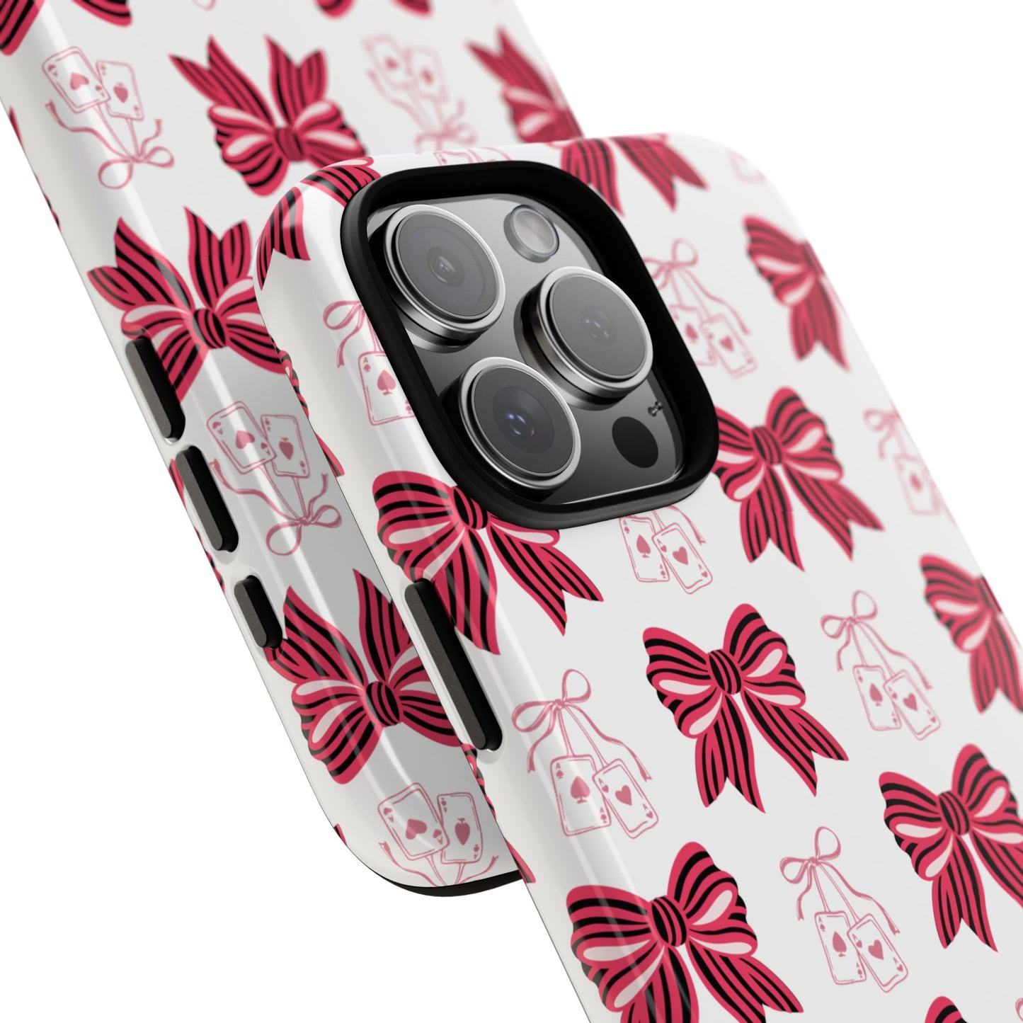 Stylish Phone Case with Elegant Bow Design, Holiday Gift, Phone Cover, Custom Smartphone Case, Fashion Accessory, Cute Gift Idea