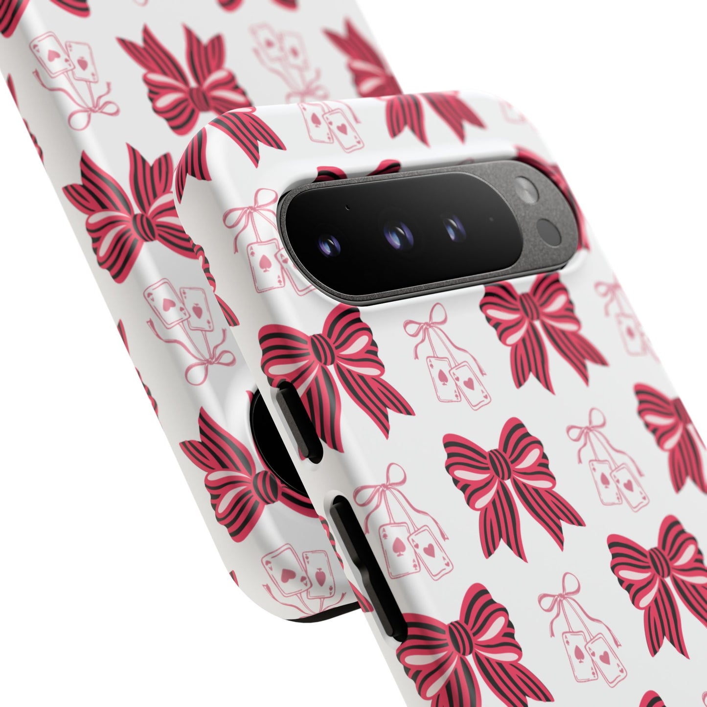 Stylish Phone Case with Elegant Bow Design, Holiday Gift, Phone Cover, Custom Smartphone Case, Fashion Accessory, Cute Gift Idea