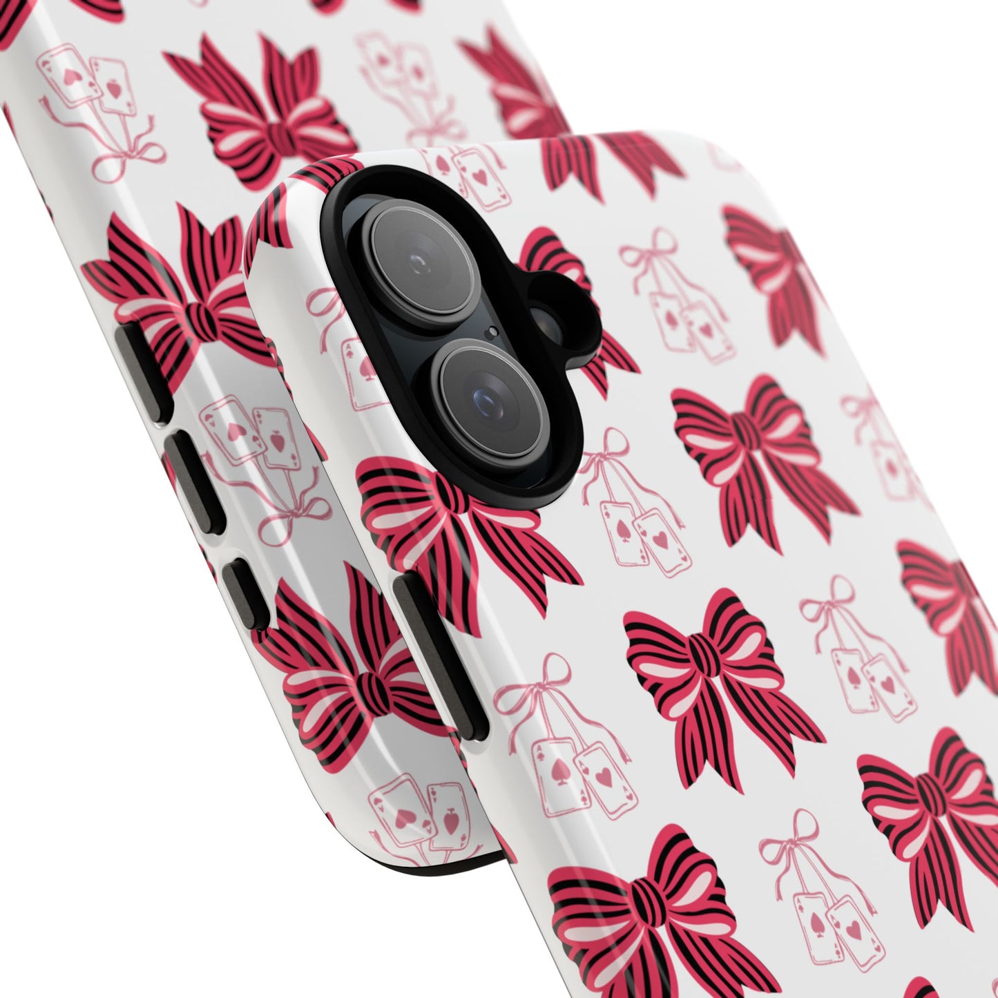 Stylish Phone Case with Elegant Bow Design, Holiday Gift, Phone Cover, Custom Smartphone Case, Fashion Accessory, Cute Gift Idea