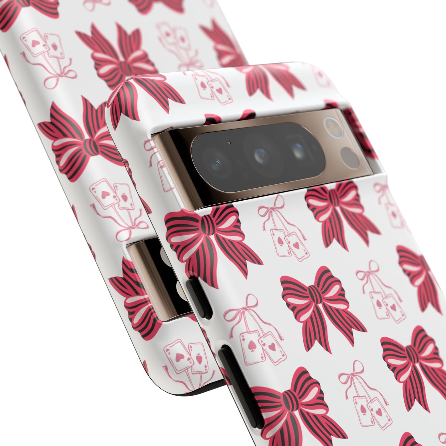 Stylish Phone Case with Elegant Bow Design, Holiday Gift, Phone Cover, Custom Smartphone Case, Fashion Accessory, Cute Gift Idea