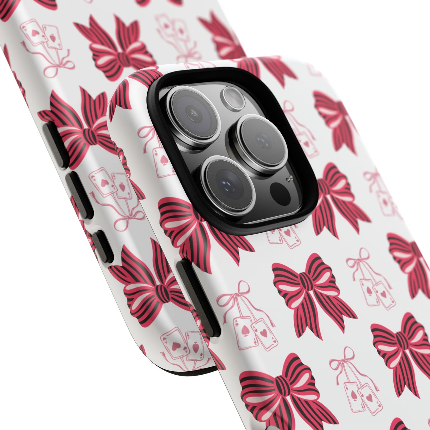 Stylish Phone Case with Elegant Bow Design, Holiday Gift, Phone Cover, Custom Smartphone Case, Fashion Accessory, Cute Gift Idea