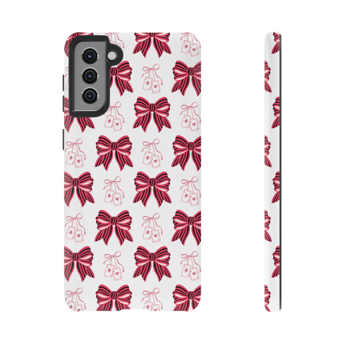 Stylish Phone Case with Elegant Bow Design, Holiday Gift, Phone Cover, Custom Smartphone Case, Fashion Accessory, Cute Gift Idea