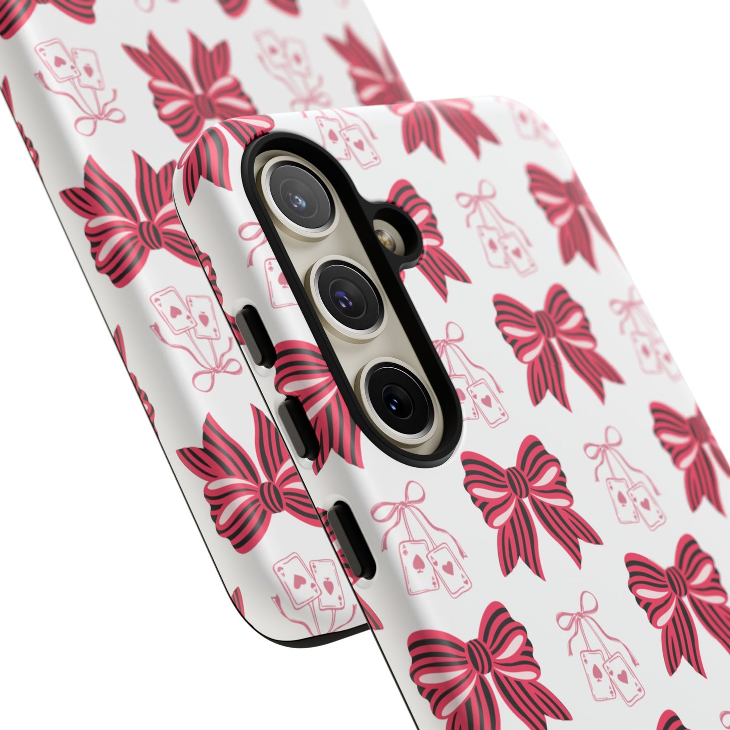 Stylish Phone Case with Elegant Bow Design, Holiday Gift, Phone Cover, Custom Smartphone Case, Fashion Accessory, Cute Gift Idea