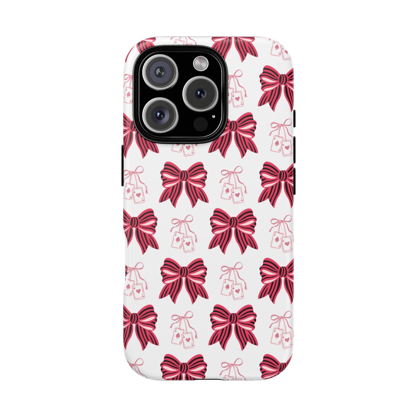 Stylish Phone Case with Elegant Bow Design, Holiday Gift, Phone Cover, Custom Smartphone Case, Fashion Accessory, Cute Gift Idea