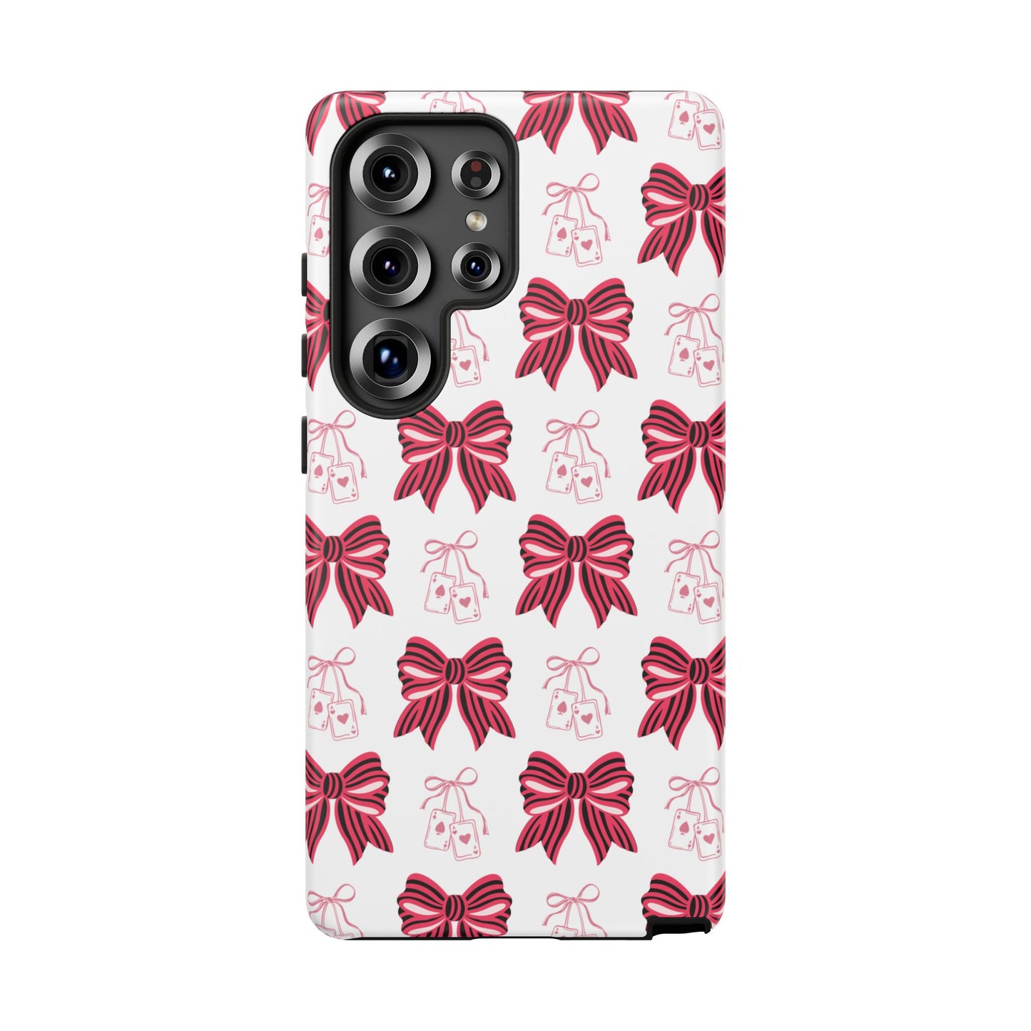 Stylish Phone Case with Elegant Bow Design, Holiday Gift, Phone Cover, Custom Smartphone Case, Fashion Accessory, Cute Gift Idea