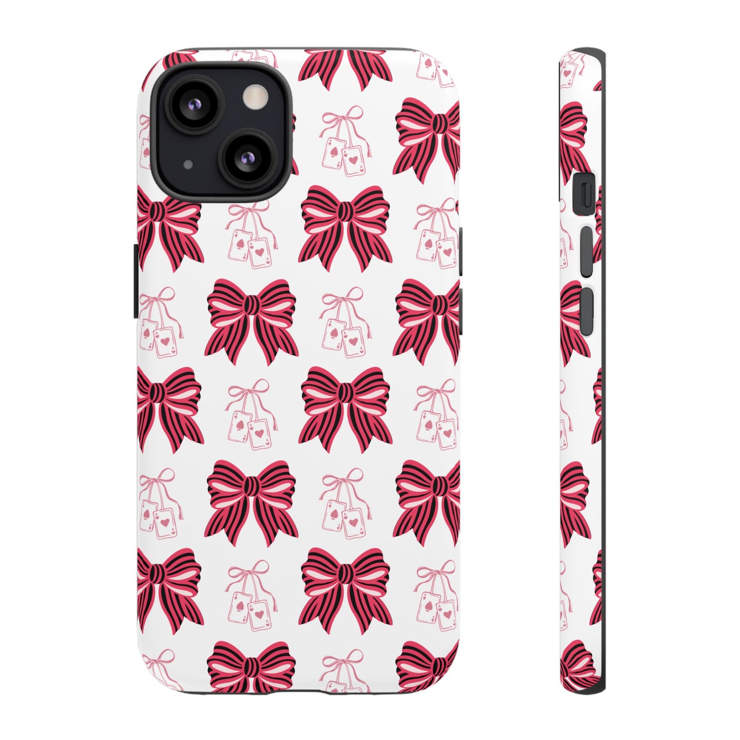Stylish Phone Case with Elegant Bow Design, Holiday Gift, Phone Cover, Custom Smartphone Case, Fashion Accessory, Cute Gift Idea