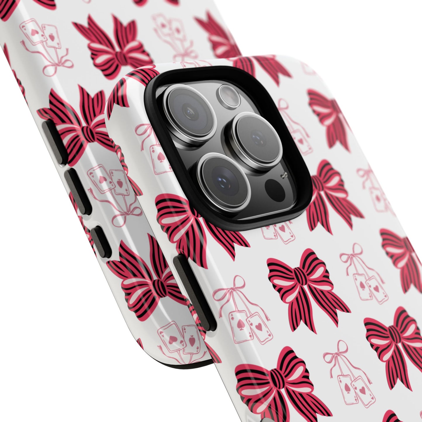 Stylish Phone Case with Elegant Bow Design, Holiday Gift, Phone Cover, Custom Smartphone Case, Fashion Accessory, Cute Gift Idea