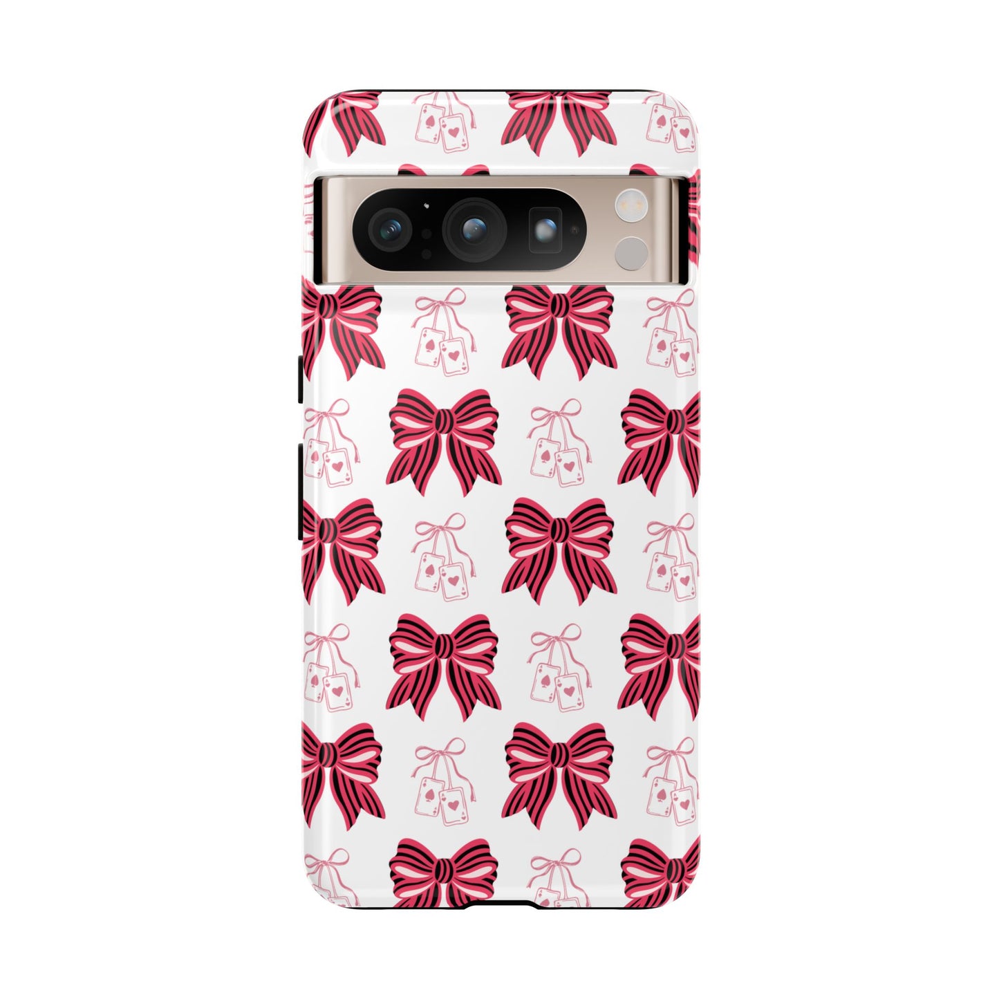 Stylish Phone Case with Elegant Bow Design, Holiday Gift, Phone Cover, Custom Smartphone Case, Fashion Accessory, Cute Gift Idea