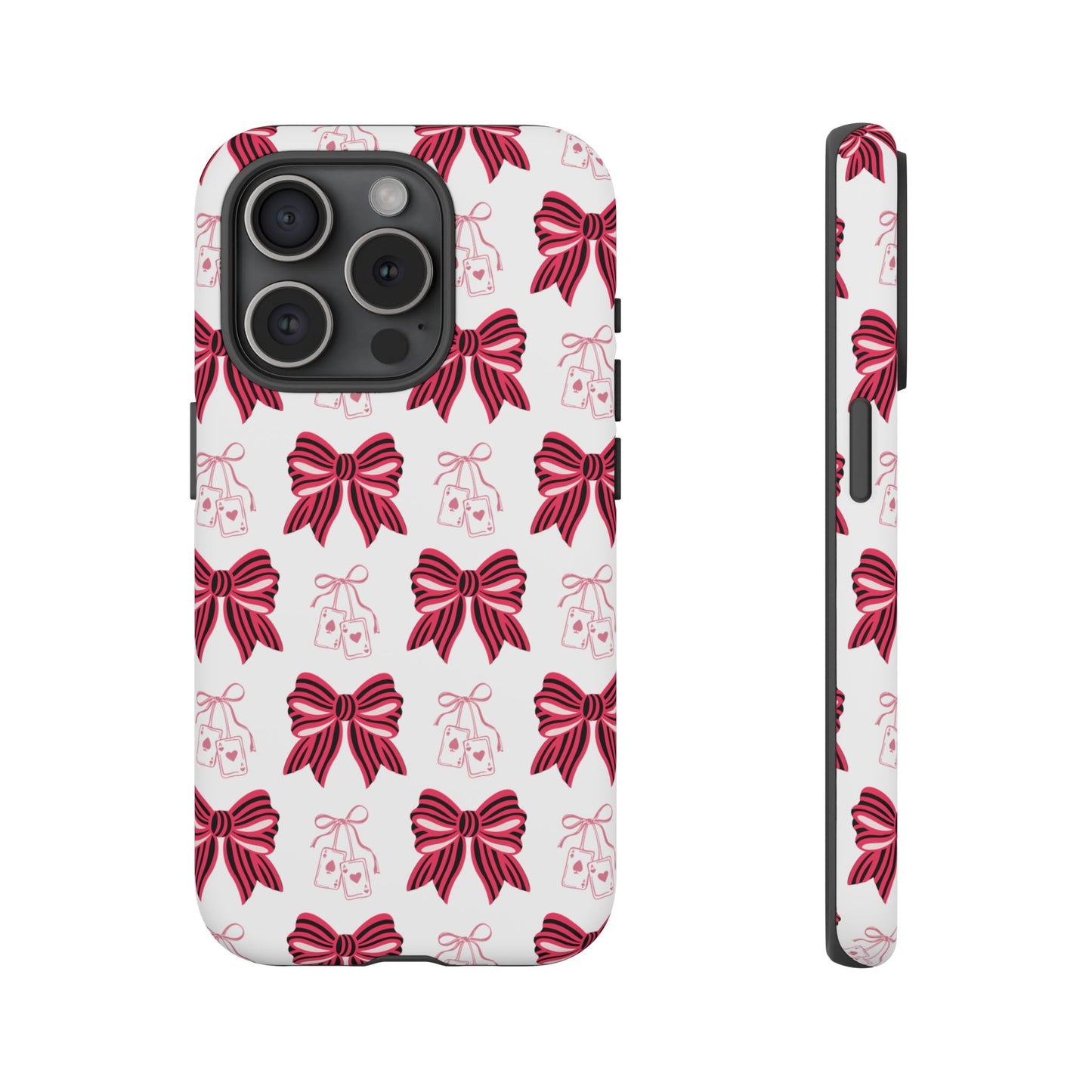 Stylish Phone Case with Elegant Bow Design, Holiday Gift, Phone Cover, Custom Smartphone Case, Fashion Accessory, Cute Gift Idea