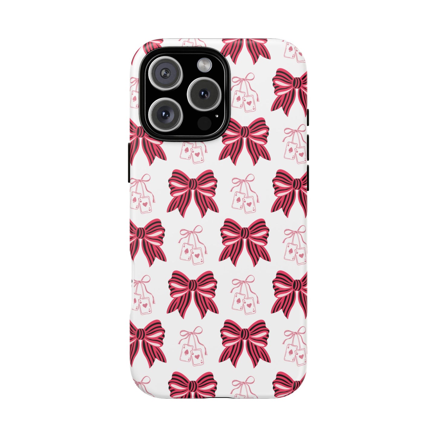 Stylish Phone Case with Elegant Bow Design, Holiday Gift, Phone Cover, Custom Smartphone Case, Fashion Accessory, Cute Gift Idea