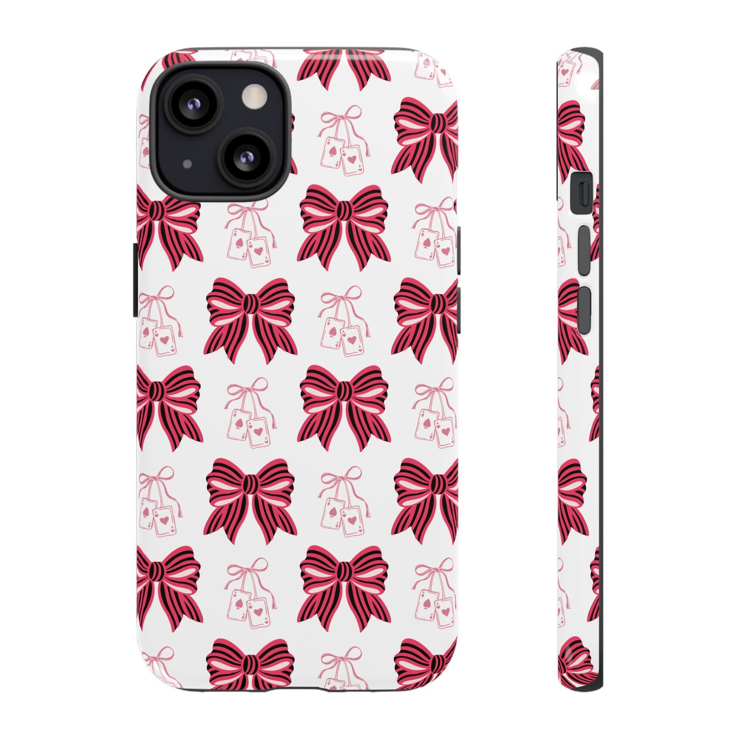 Stylish Phone Case with Elegant Bow Design, Holiday Gift, Phone Cover, Custom Smartphone Case, Fashion Accessory, Cute Gift Idea
