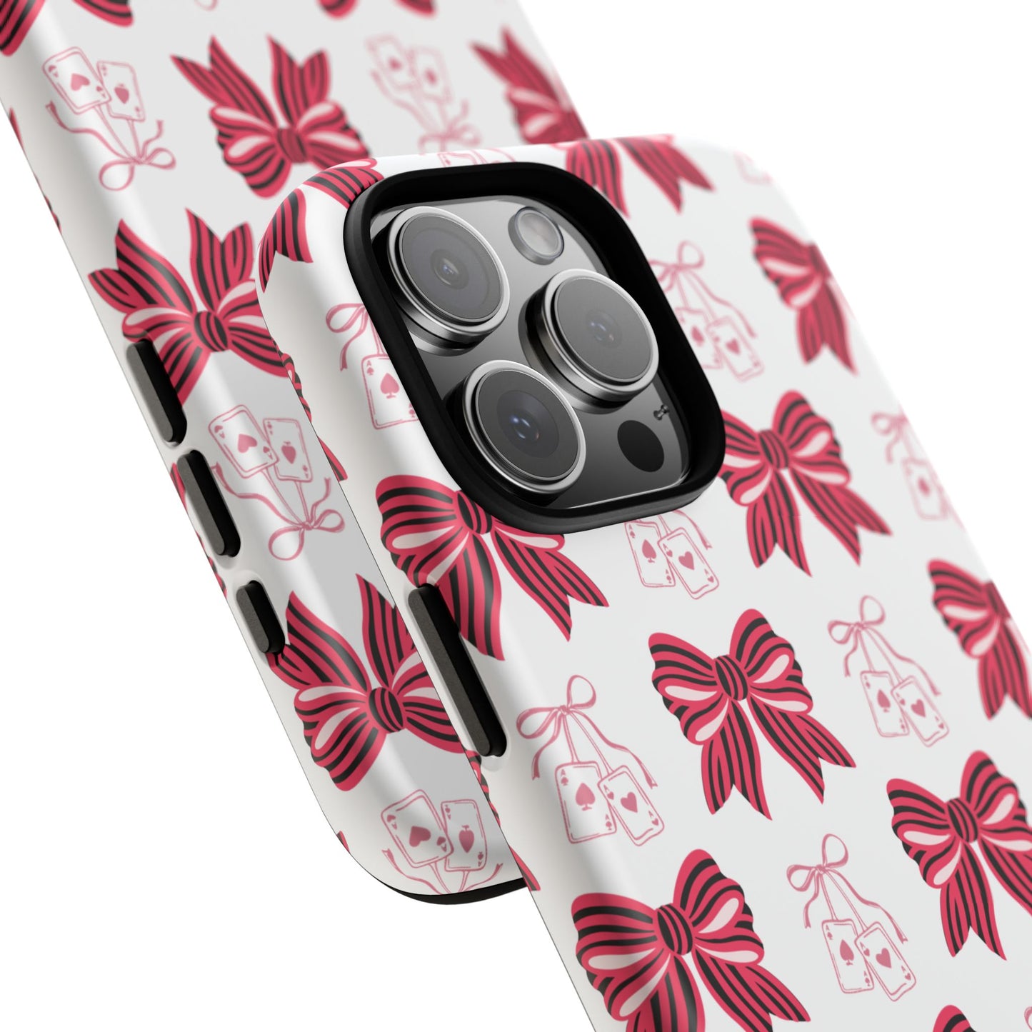 Stylish Phone Case with Elegant Bow Design, Holiday Gift, Phone Cover, Custom Smartphone Case, Fashion Accessory, Cute Gift Idea