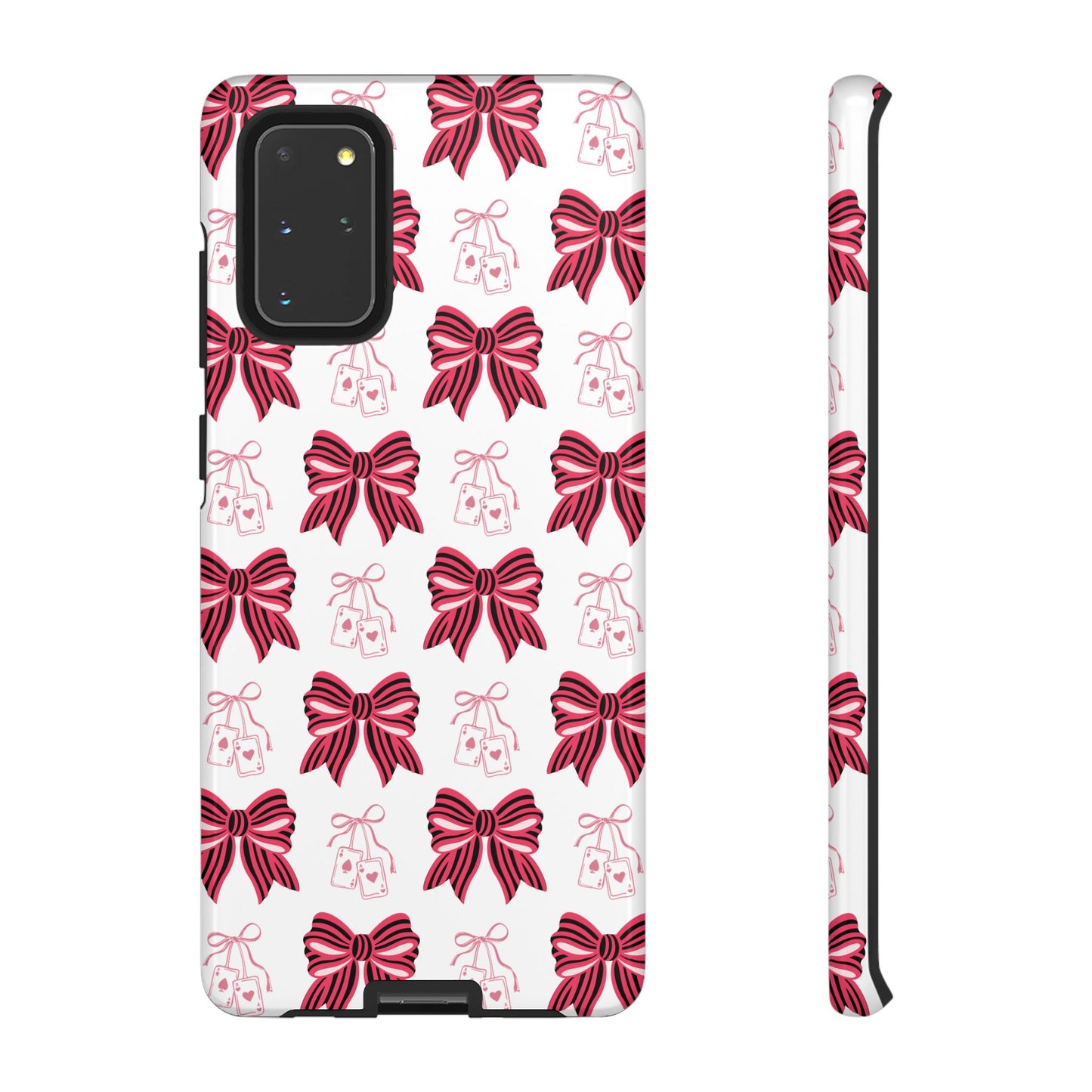 Stylish Phone Case with Elegant Bow Design, Holiday Gift, Phone Cover, Custom Smartphone Case, Fashion Accessory, Cute Gift Idea