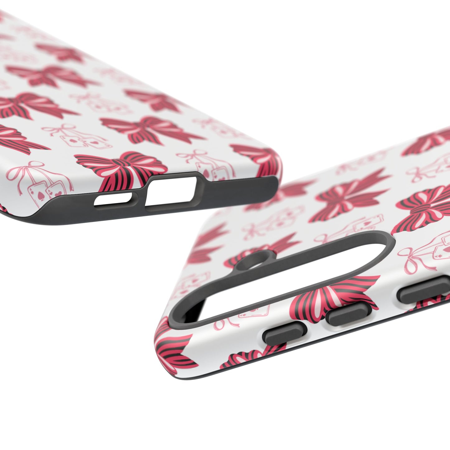 Stylish Phone Case with Elegant Bow Design, Holiday Gift, Phone Cover, Custom Smartphone Case, Fashion Accessory, Cute Gift Idea