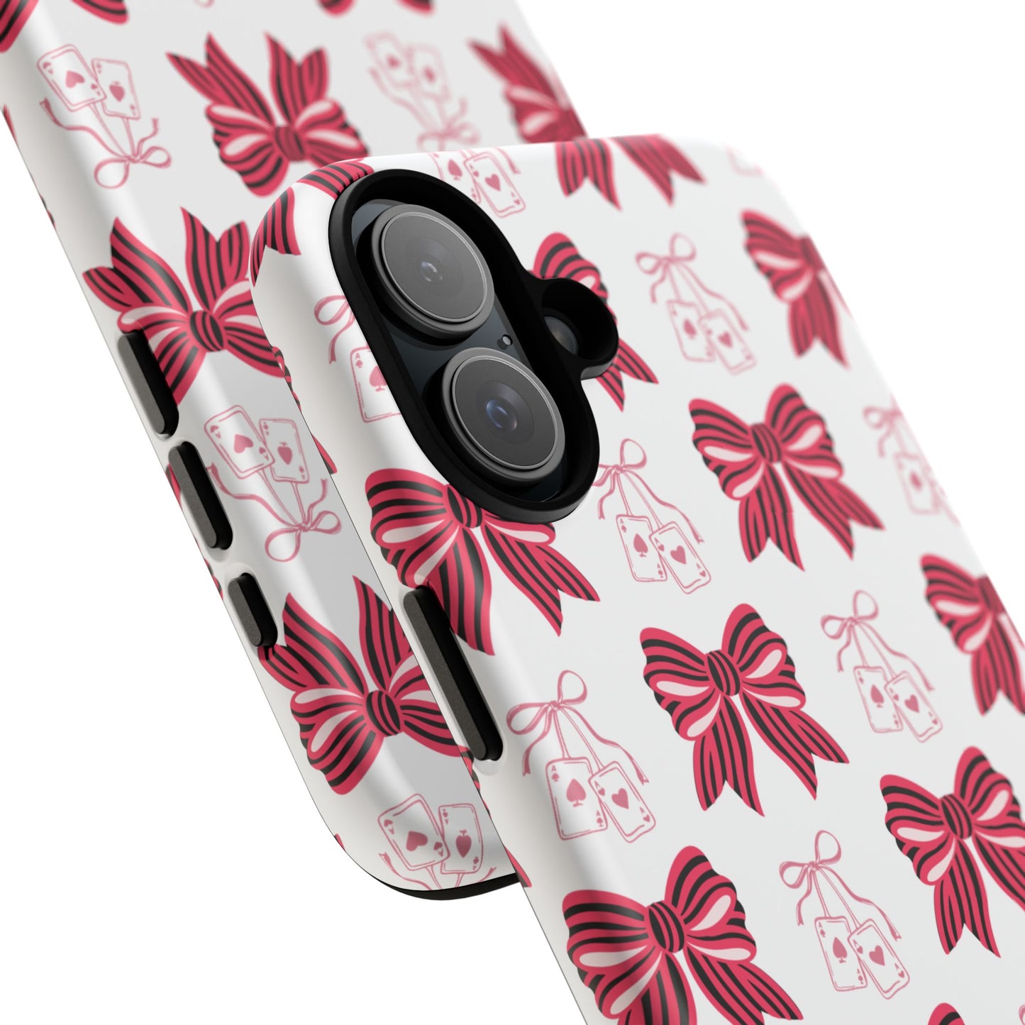 Stylish Phone Case with Elegant Bow Design, Holiday Gift, Phone Cover, Custom Smartphone Case, Fashion Accessory, Cute Gift Idea