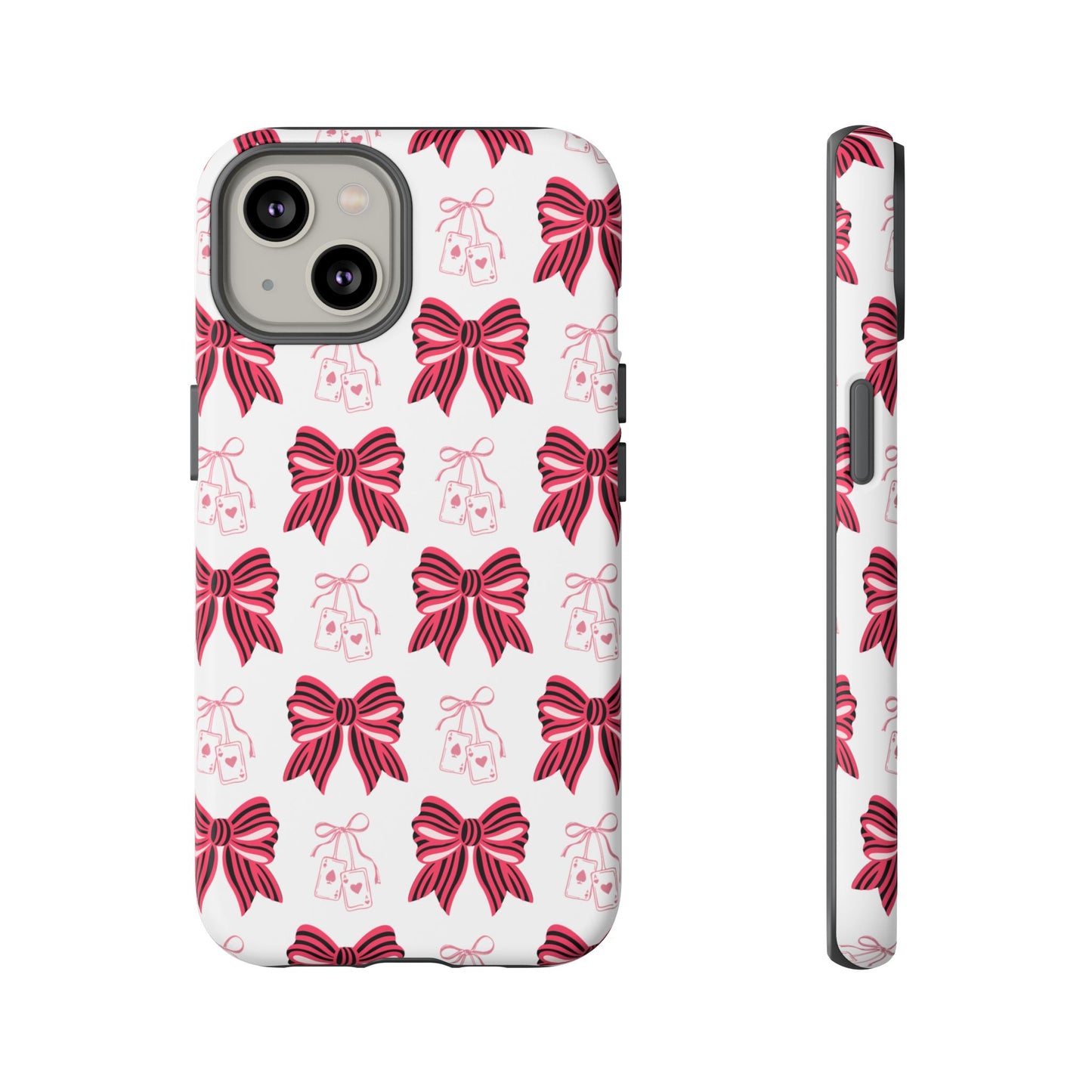 Stylish Phone Case with Elegant Bow Design, Holiday Gift, Phone Cover, Custom Smartphone Case, Fashion Accessory, Cute Gift Idea