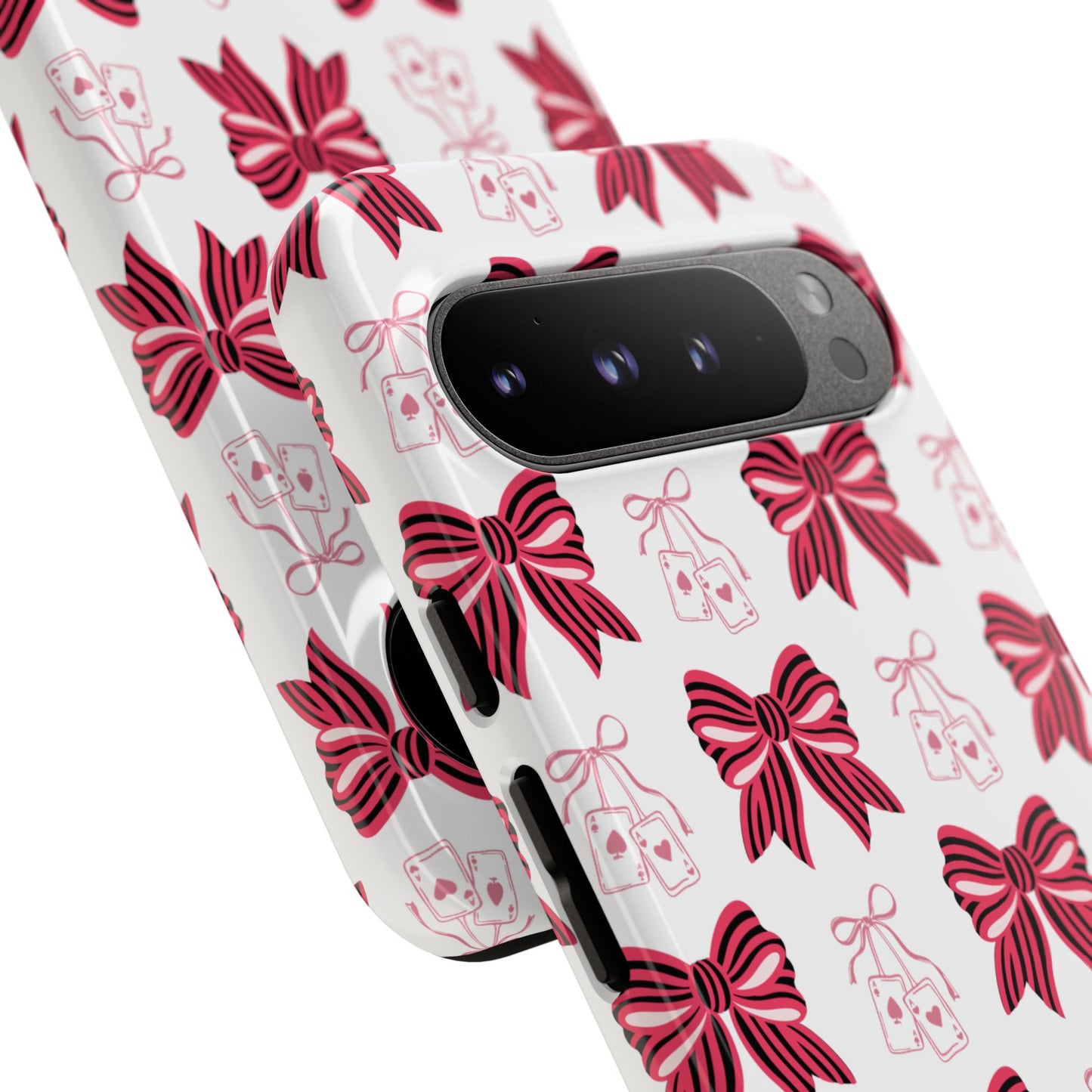 Stylish Phone Case with Elegant Bow Design, Holiday Gift, Phone Cover, Custom Smartphone Case, Fashion Accessory, Cute Gift Idea