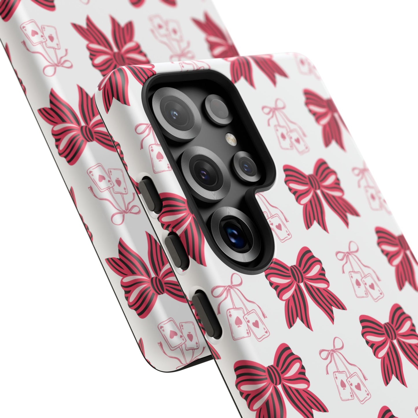 Stylish Phone Case with Elegant Bow Design, Holiday Gift, Phone Cover, Custom Smartphone Case, Fashion Accessory, Cute Gift Idea