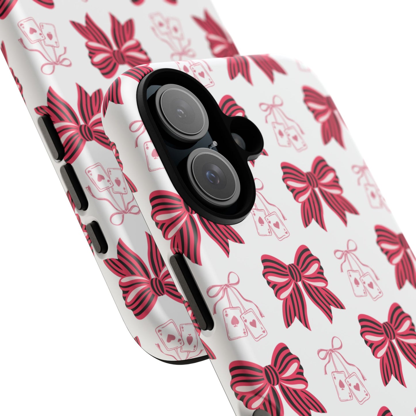 Stylish Phone Case with Elegant Bow Design, Holiday Gift, Phone Cover, Custom Smartphone Case, Fashion Accessory, Cute Gift Idea