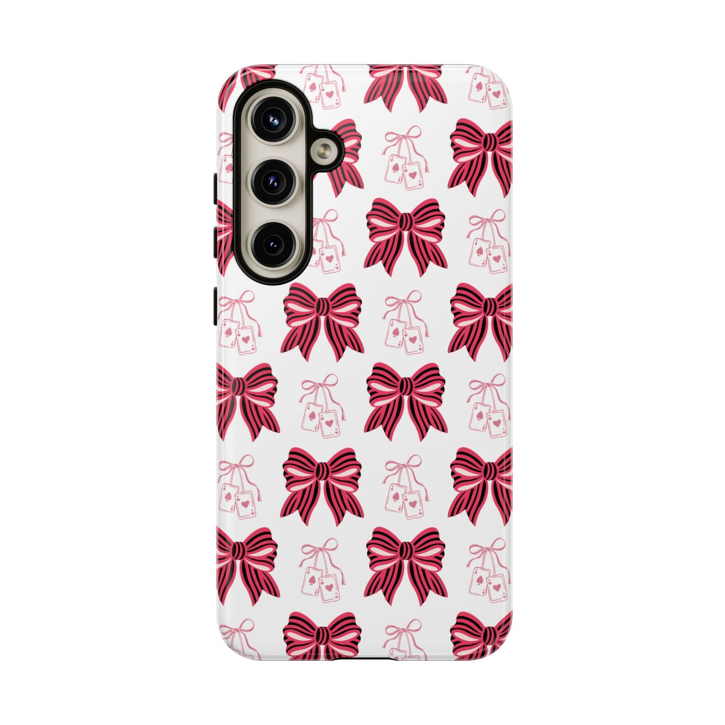 Stylish Phone Case with Elegant Bow Design, Holiday Gift, Phone Cover, Custom Smartphone Case, Fashion Accessory, Cute Gift Idea