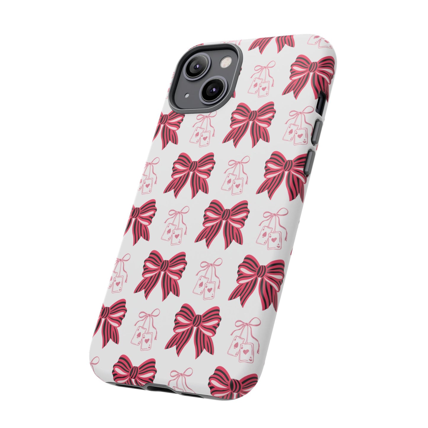 Stylish Phone Case with Elegant Bow Design, Holiday Gift, Phone Cover, Custom Smartphone Case, Fashion Accessory, Cute Gift Idea