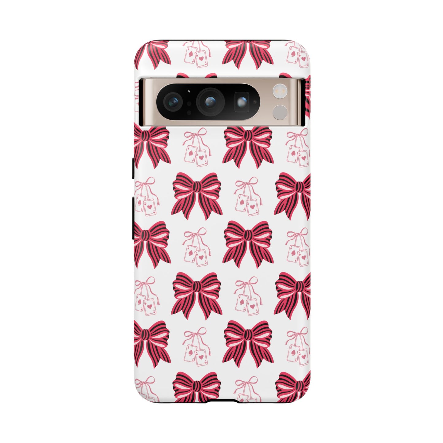 Stylish Phone Case with Elegant Bow Design, Holiday Gift, Phone Cover, Custom Smartphone Case, Fashion Accessory, Cute Gift Idea