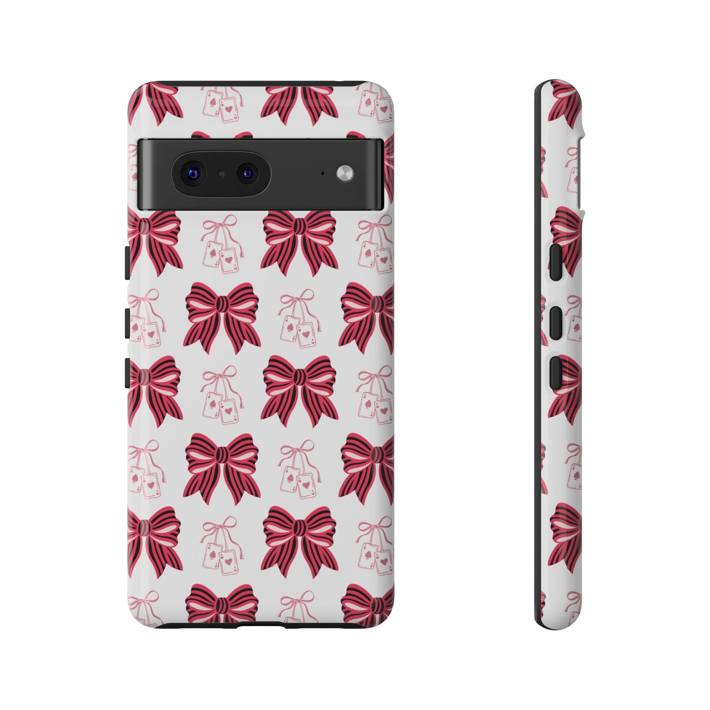 Stylish Phone Case with Elegant Bow Design, Holiday Gift, Phone Cover, Custom Smartphone Case, Fashion Accessory, Cute Gift Idea