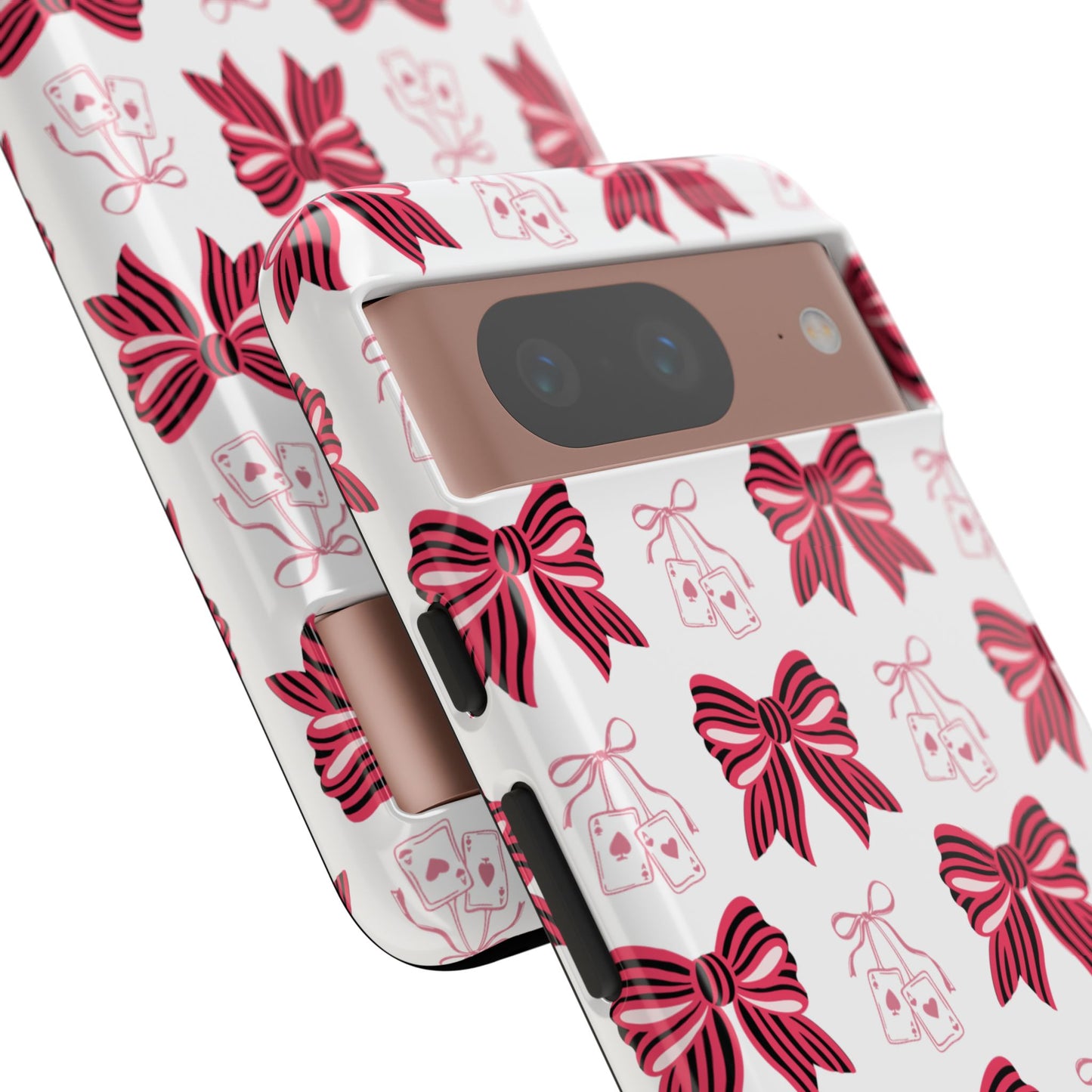 Stylish Phone Case with Elegant Bow Design, Holiday Gift, Phone Cover, Custom Smartphone Case, Fashion Accessory, Cute Gift Idea