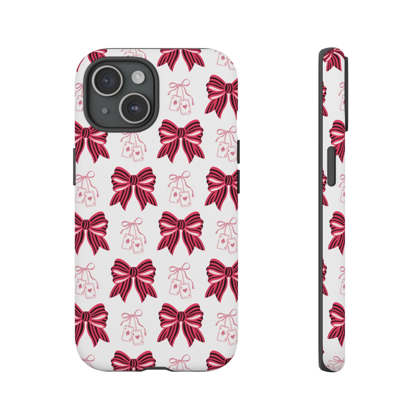 Stylish Phone Case with Elegant Bow Design, Holiday Gift, Phone Cover, Custom Smartphone Case, Fashion Accessory, Cute Gift Idea