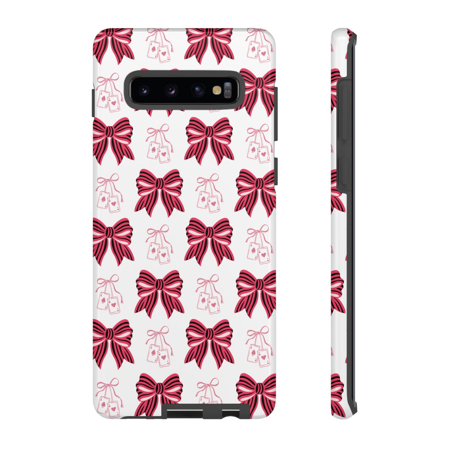 Stylish Phone Case with Elegant Bow Design, Holiday Gift, Phone Cover, Custom Smartphone Case, Fashion Accessory, Cute Gift Idea