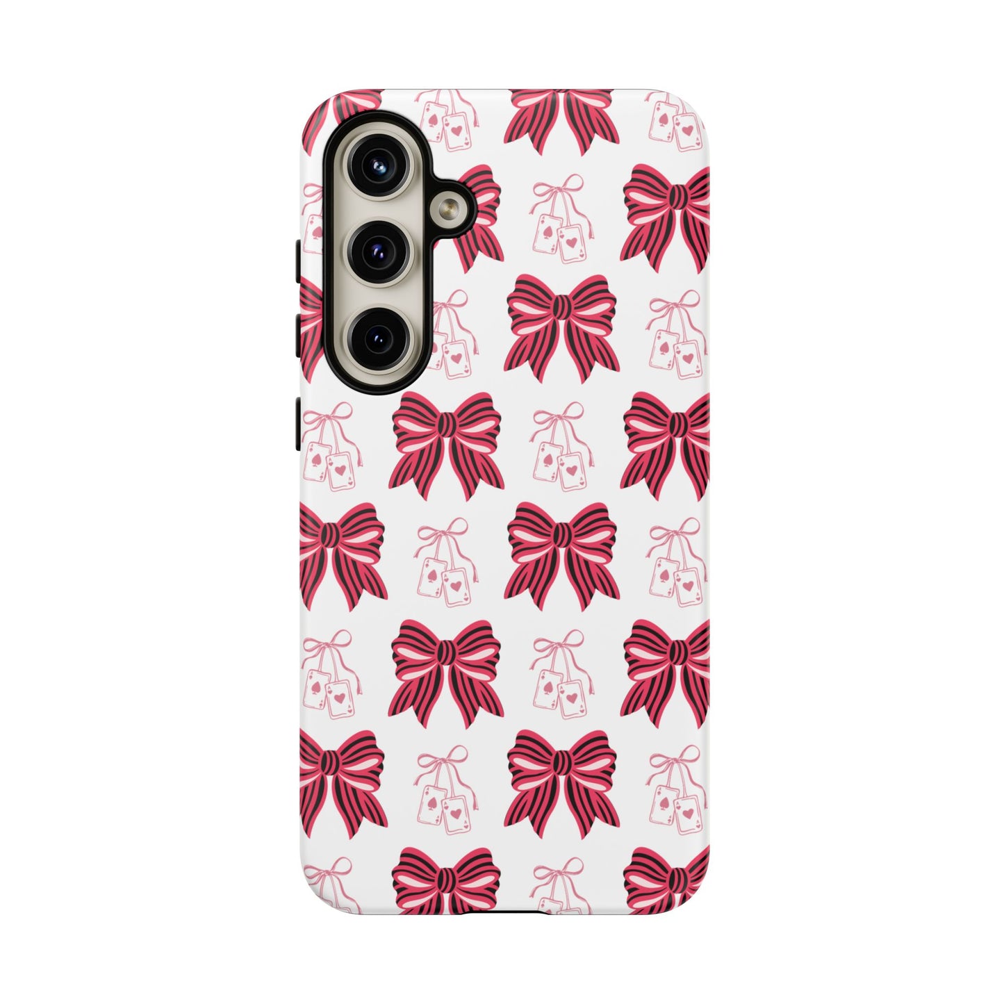 Stylish Phone Case with Elegant Bow Design, Holiday Gift, Phone Cover, Custom Smartphone Case, Fashion Accessory, Cute Gift Idea