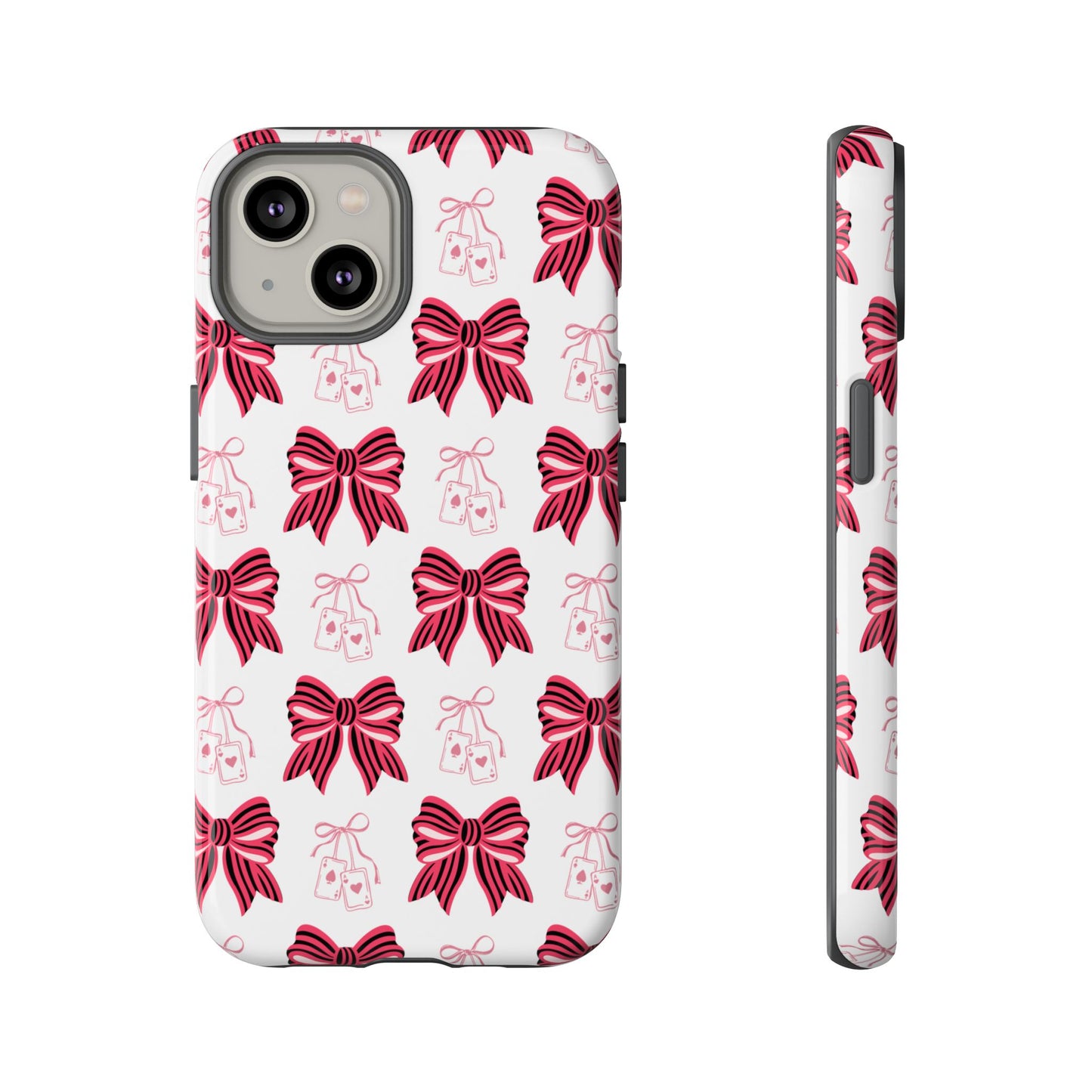 Stylish Phone Case with Elegant Bow Design, Holiday Gift, Phone Cover, Custom Smartphone Case, Fashion Accessory, Cute Gift Idea
