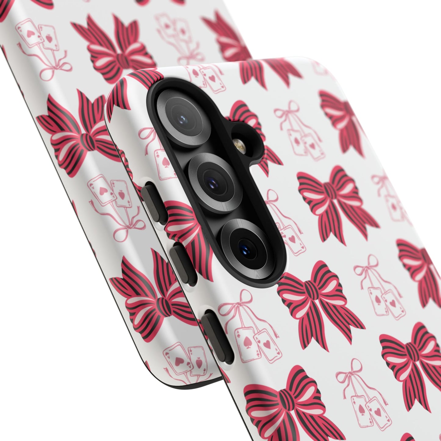 Stylish Phone Case with Elegant Bow Design, Holiday Gift, Phone Cover, Custom Smartphone Case, Fashion Accessory, Cute Gift Idea