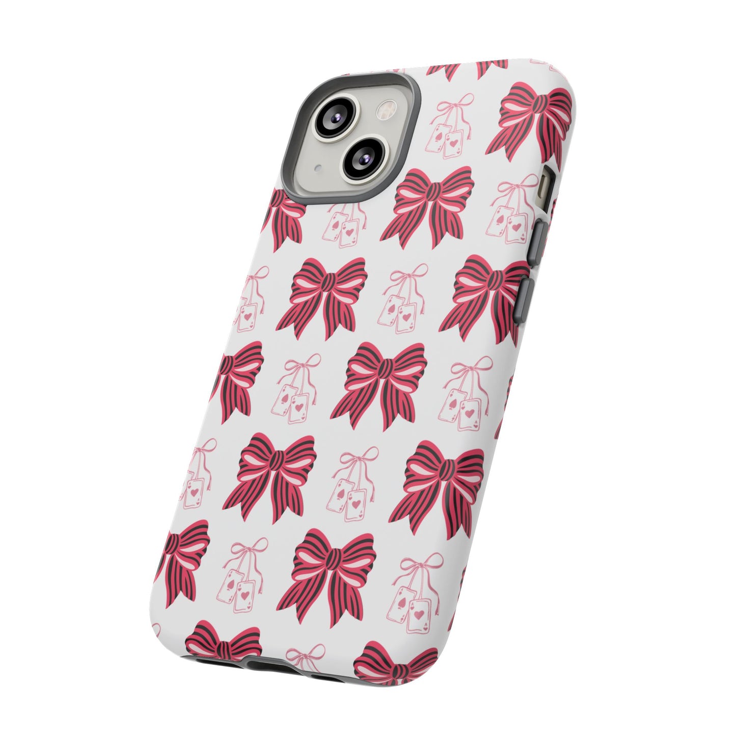 Stylish Phone Case with Elegant Bow Design, Holiday Gift, Phone Cover, Custom Smartphone Case, Fashion Accessory, Cute Gift Idea