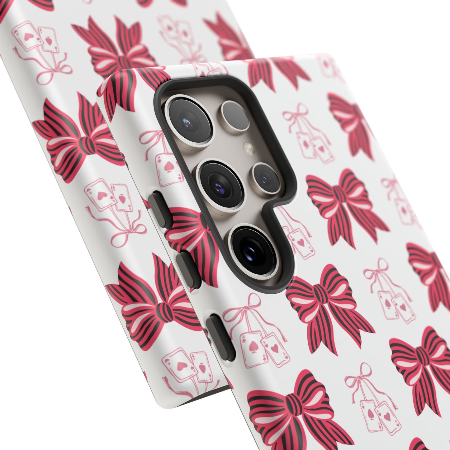 Stylish Phone Case with Elegant Bow Design, Holiday Gift, Phone Cover, Custom Smartphone Case, Fashion Accessory, Cute Gift Idea