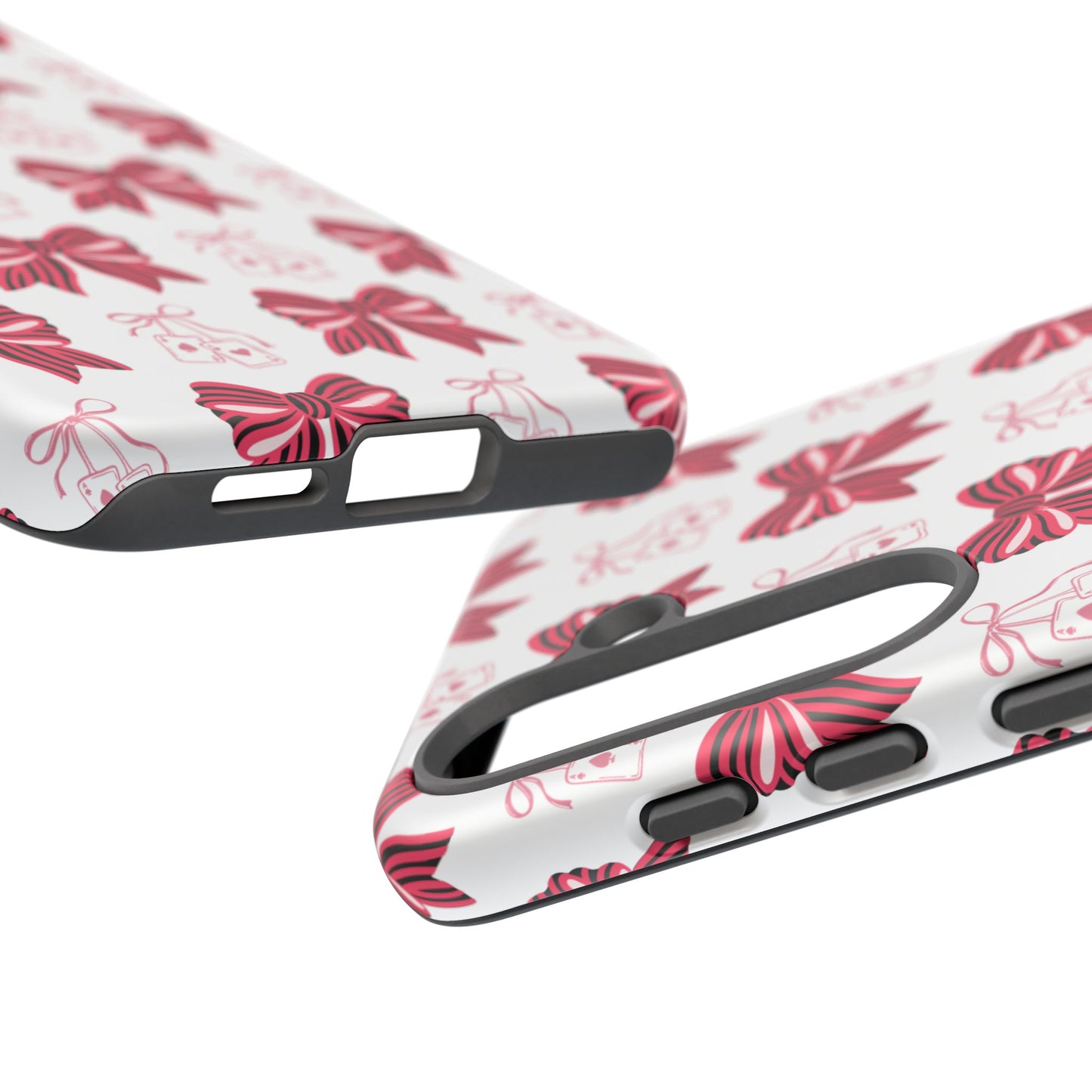 Stylish Phone Case with Elegant Bow Design, Holiday Gift, Phone Cover, Custom Smartphone Case, Fashion Accessory, Cute Gift Idea