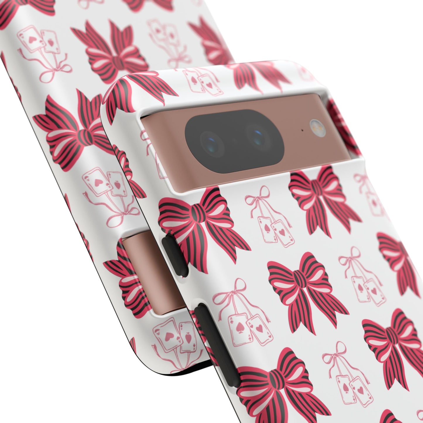 Stylish Phone Case with Elegant Bow Design, Holiday Gift, Phone Cover, Custom Smartphone Case, Fashion Accessory, Cute Gift Idea