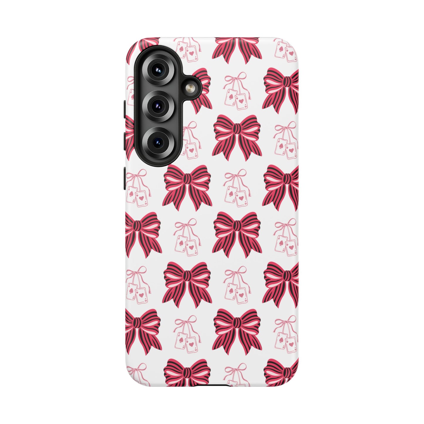 Stylish Phone Case with Elegant Bow Design, Holiday Gift, Phone Cover, Custom Smartphone Case, Fashion Accessory, Cute Gift Idea