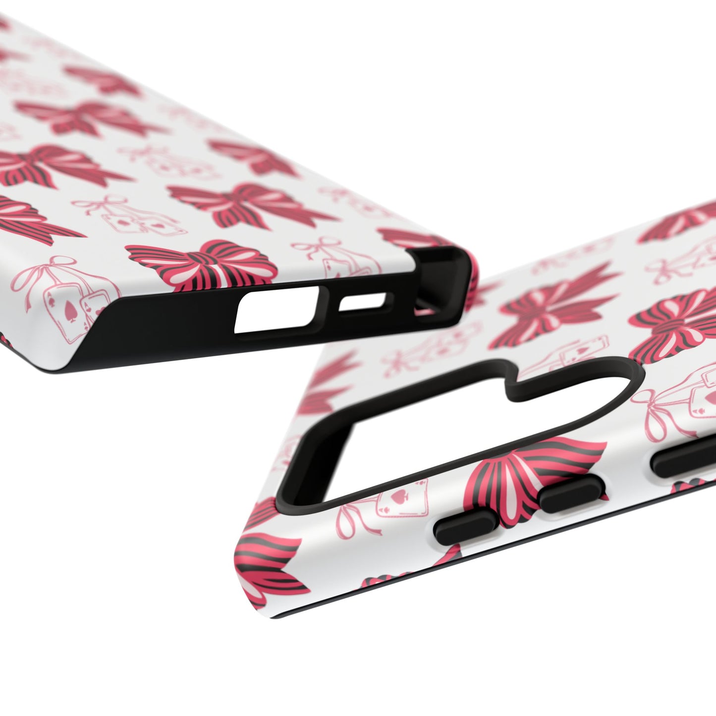 Stylish Phone Case with Elegant Bow Design, Holiday Gift, Phone Cover, Custom Smartphone Case, Fashion Accessory, Cute Gift Idea