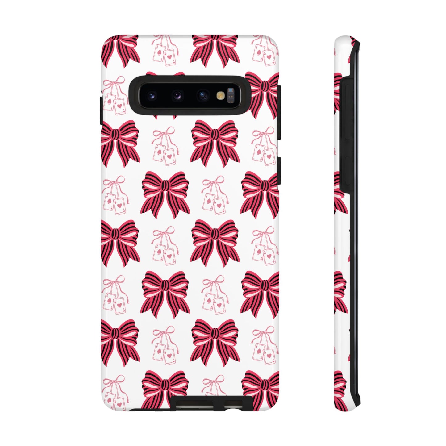 Stylish Phone Case with Elegant Bow Design, Holiday Gift, Phone Cover, Custom Smartphone Case, Fashion Accessory, Cute Gift Idea
