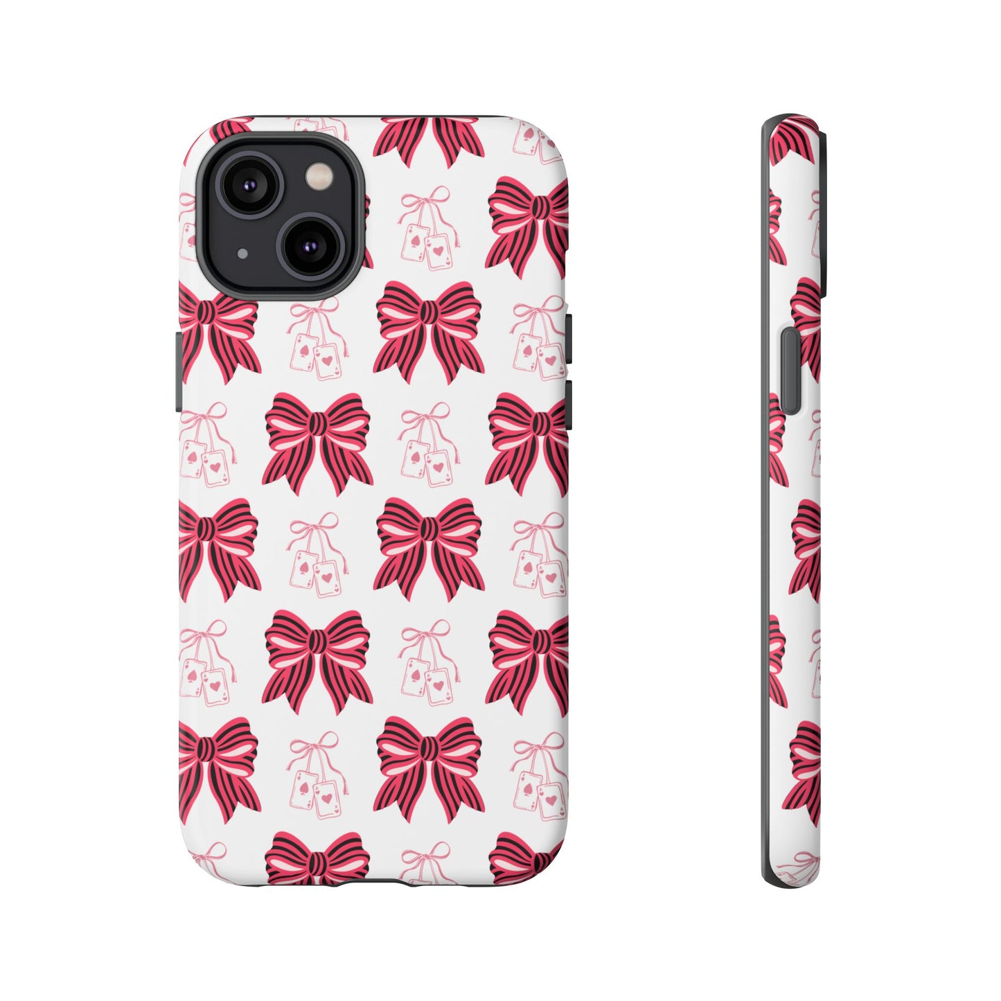 Stylish Phone Case with Elegant Bow Design, Holiday Gift, Phone Cover, Custom Smartphone Case, Fashion Accessory, Cute Gift Idea