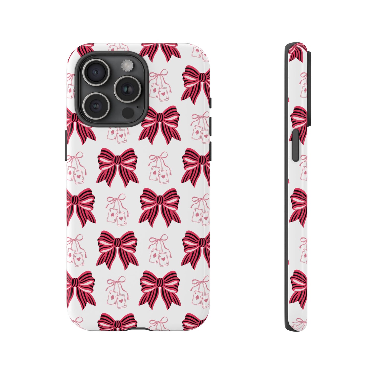 Stylish Phone Case with Elegant Bow Design, Holiday Gift, Phone Cover, Custom Smartphone Case, Fashion Accessory, Cute Gift Idea