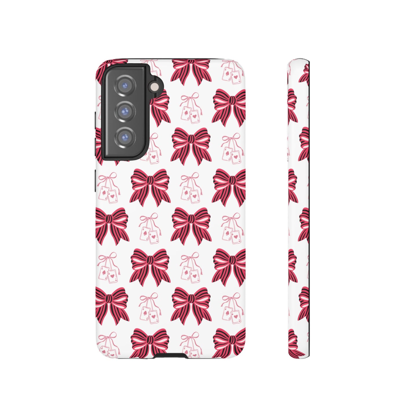 Stylish Phone Case with Elegant Bow Design, Holiday Gift, Phone Cover, Custom Smartphone Case, Fashion Accessory, Cute Gift Idea
