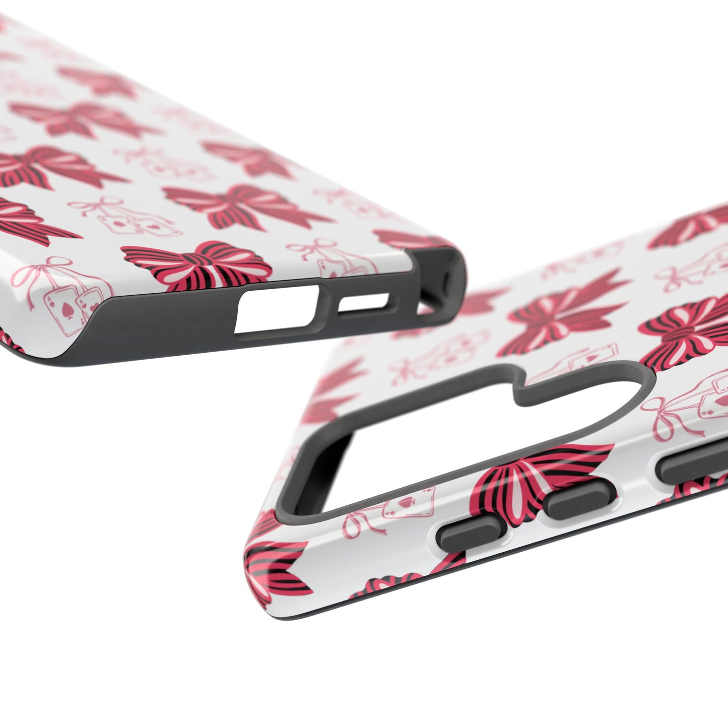 Stylish Phone Case with Elegant Bow Design, Holiday Gift, Phone Cover, Custom Smartphone Case, Fashion Accessory, Cute Gift Idea
