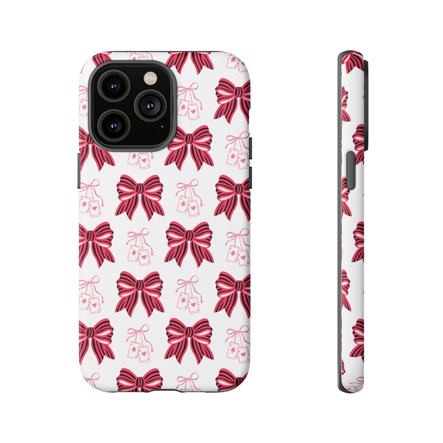 Stylish Phone Case with Elegant Bow Design, Holiday Gift, Phone Cover, Custom Smartphone Case, Fashion Accessory, Cute Gift Idea