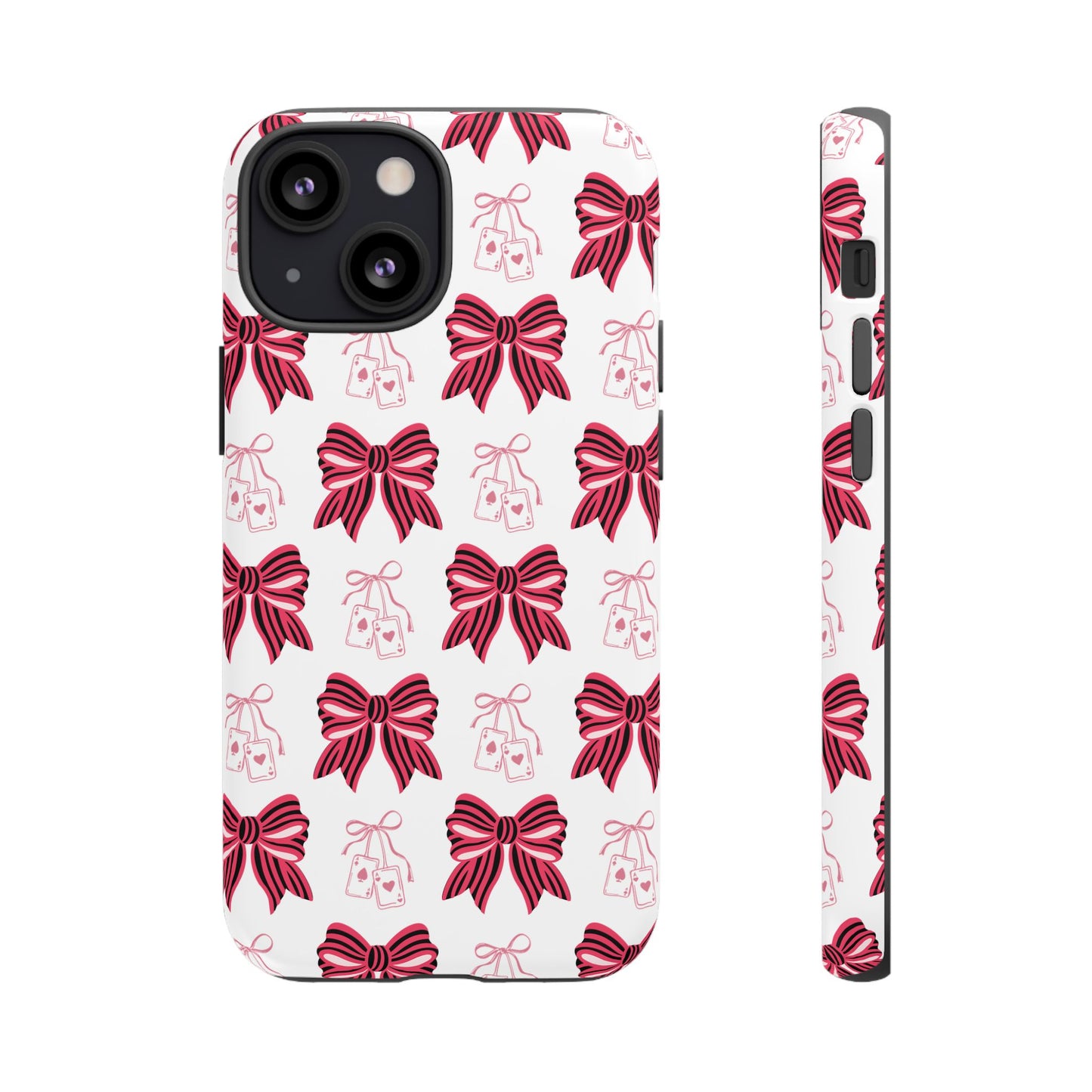 Stylish Phone Case with Elegant Bow Design, Holiday Gift, Phone Cover, Custom Smartphone Case, Fashion Accessory, Cute Gift Idea