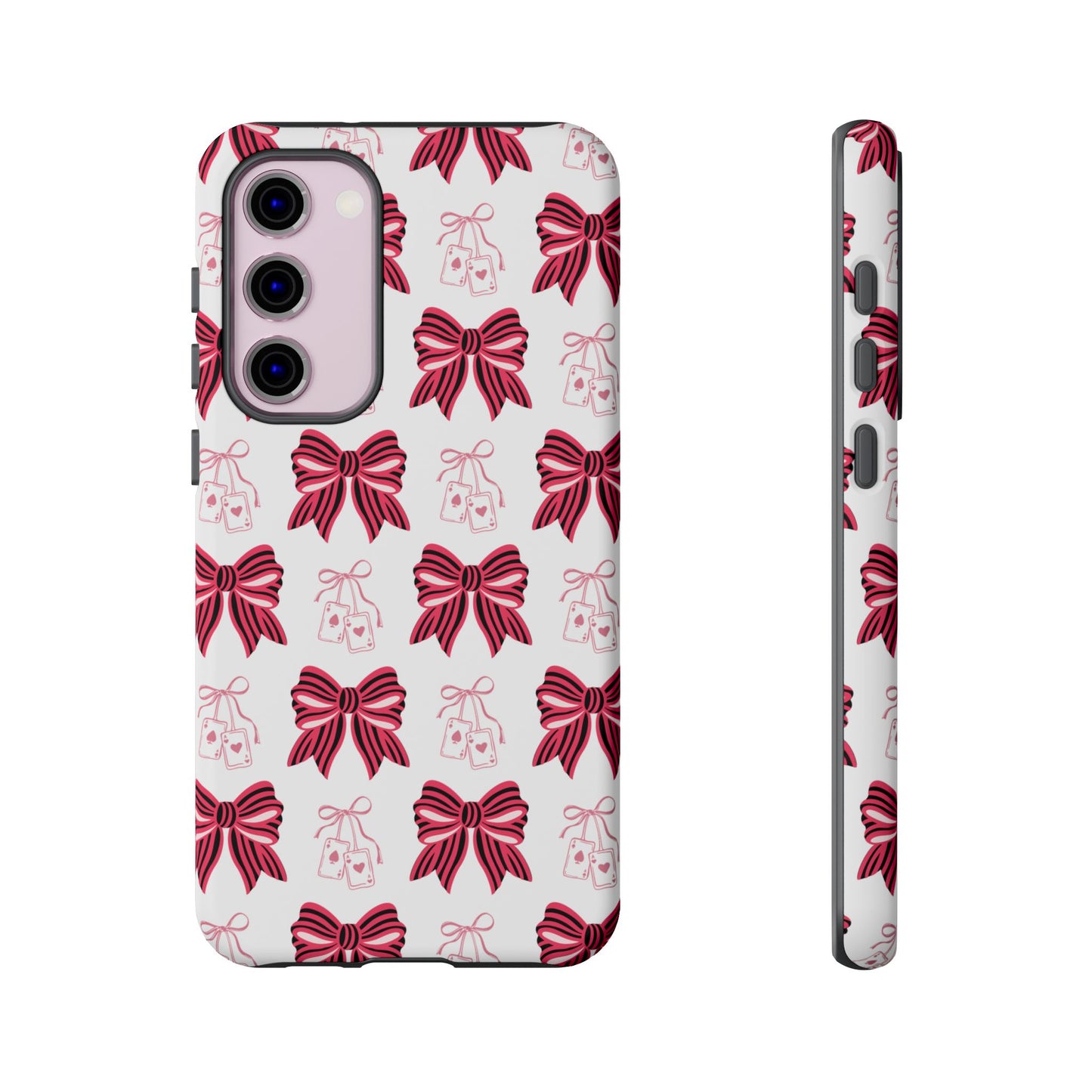 Stylish Phone Case with Elegant Bow Design, Holiday Gift, Phone Cover, Custom Smartphone Case, Fashion Accessory, Cute Gift Idea