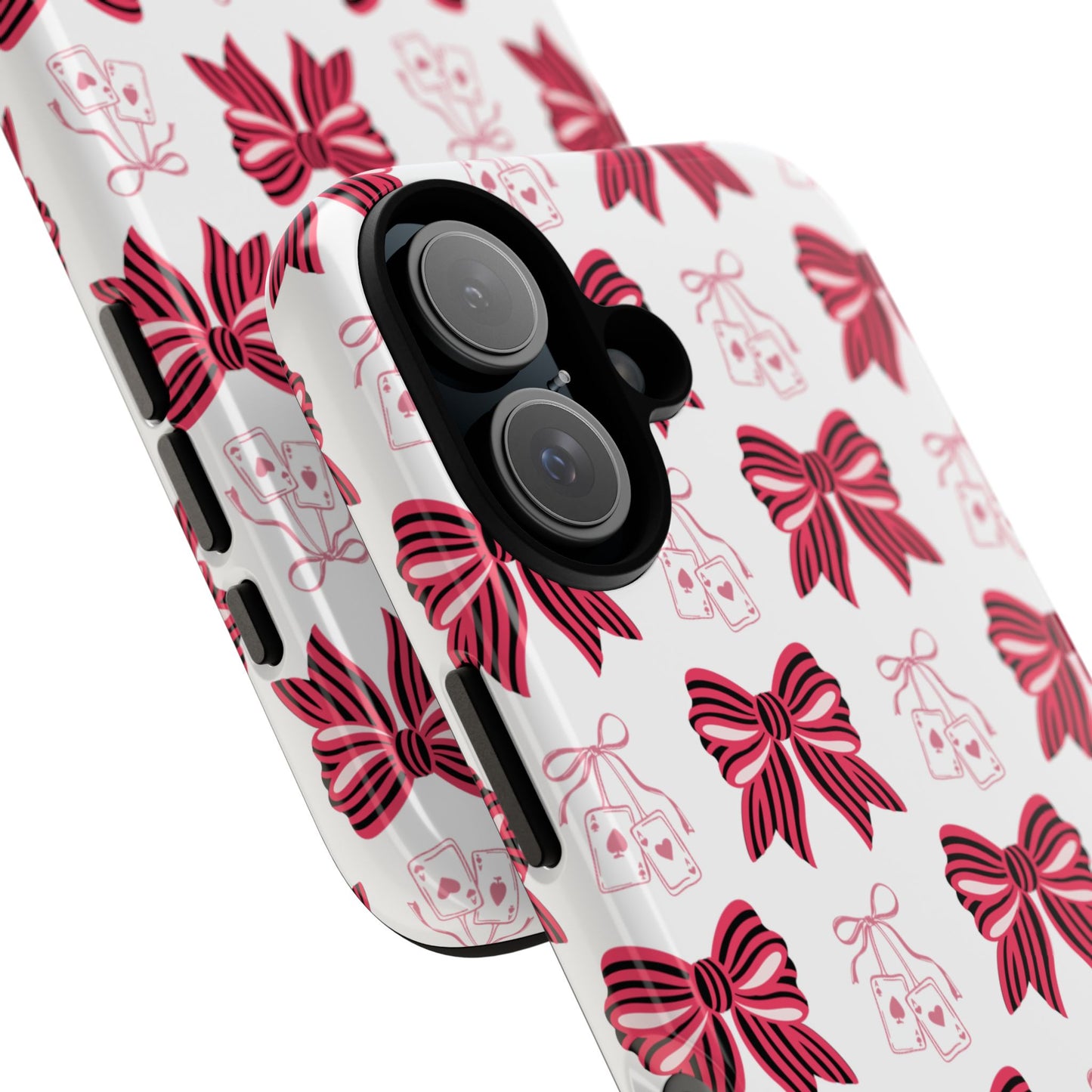 Stylish Phone Case with Elegant Bow Design, Holiday Gift, Phone Cover, Custom Smartphone Case, Fashion Accessory, Cute Gift Idea
