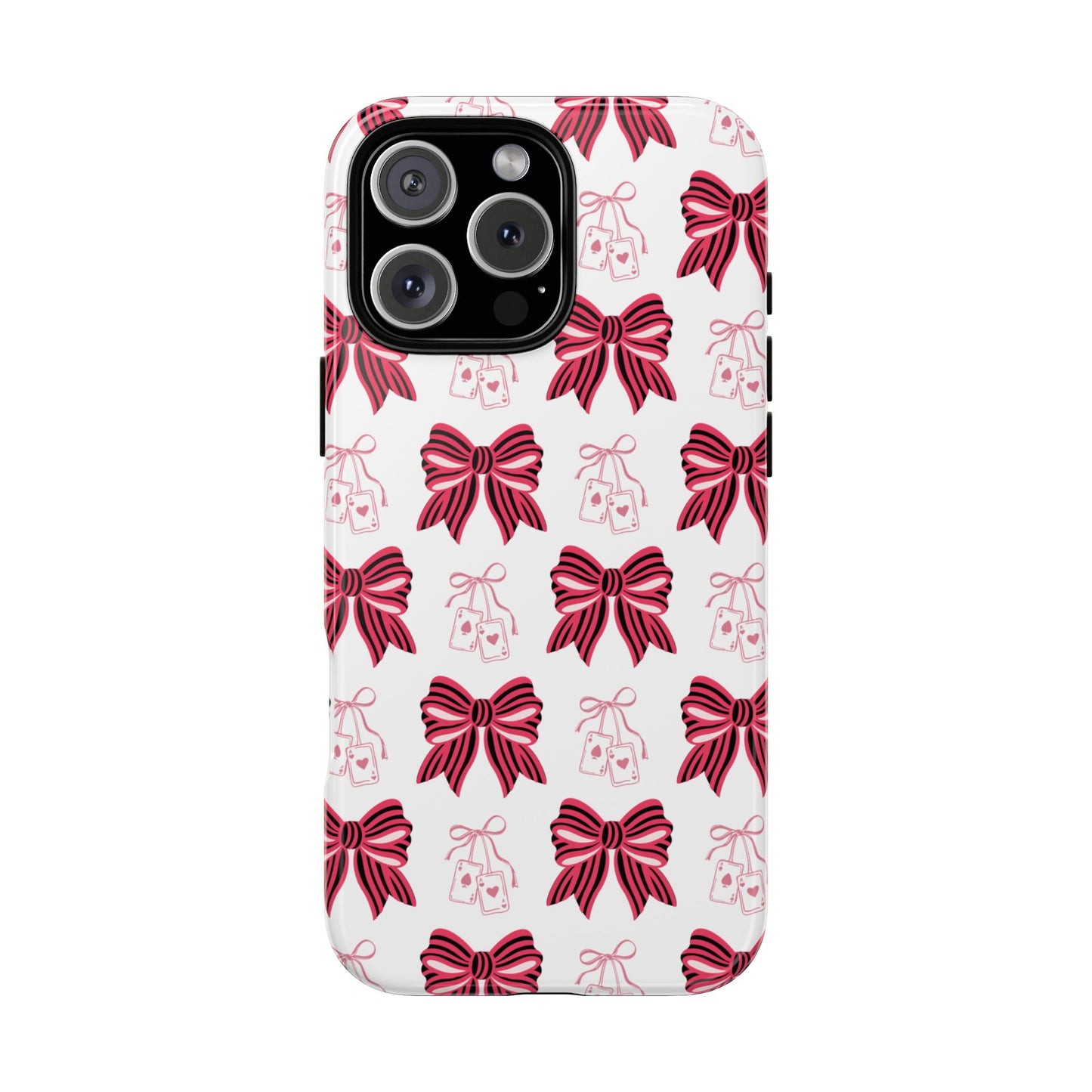 Stylish Phone Case with Elegant Bow Design, Holiday Gift, Phone Cover, Custom Smartphone Case, Fashion Accessory, Cute Gift Idea